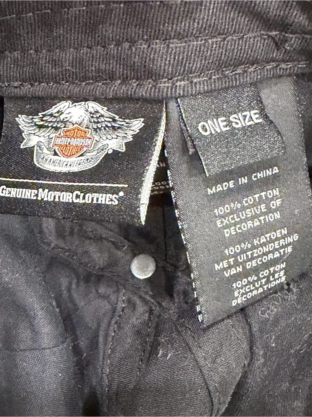 Harley-Davidson Black Cap with 115 Years Winged Patch